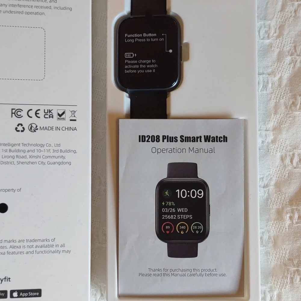 Smart Watch Model: ID208Plus